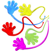 Giraffe Manufacturing sticky hands blue ideal for party favors and active play.
