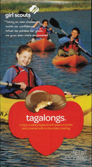 Girl Scout Cookies Peanut Butter Patties box front, ideal for on-the-go snacking.