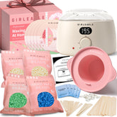 GIRLEARLE digital wax warmer with LED display for precise at home waxing