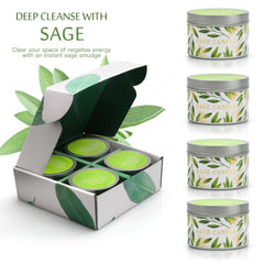 Gisly sage candle during meditation enhances focus and mindfulness.