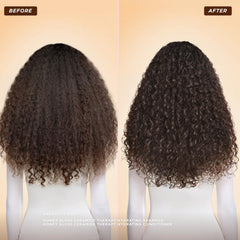 Gisou Ceramides exfoliation hair shine closeup conveys smoother cuticles and improved texture
