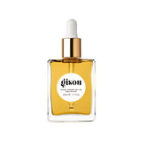 Gisou Honey Infused Hair Oil bottle pour demonstrates lightweight hydration for hair health