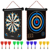 Gitus Magnetic Dart Board with colorful safe darts for wall-friendly play.