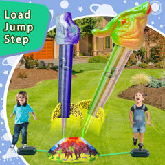 Gizzjoy launch stands with adjustable tube angles for accurate flights.