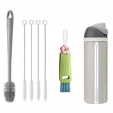 GL-Auking straw cleaner brush with long handle for easy reach in tight spaces.