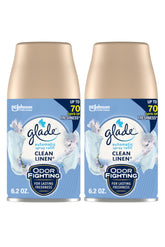 Glade Automatic Spray Refill Clean Linen pack for extended home fragrance