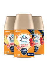 Glade Hawaiian Breeze refill bottle delivers tropical aroma for living rooms