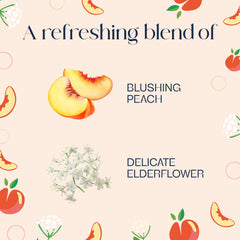 Glade Juicy Peach & Elderflower PlugIns refill for welcoming entryway aroma