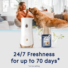 Glade Pet Fresh 6.2 oz can content designed for steady scent release.