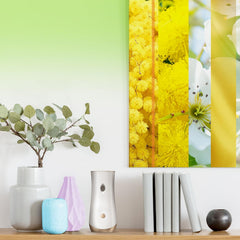 Glade Radiant Bloom fragrance with blooming flowers freshens rooms beautifully