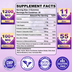 GlaGmrry NAC gummies kids-chew closeup, kid-friendly supplement for immune support
