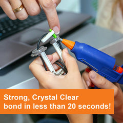 Glamgen mini glue gun compatibility for versatile tool use.