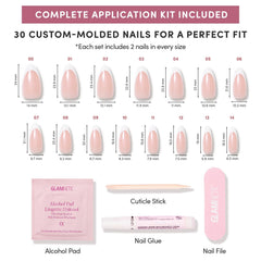 Glamnetic nails removal with a warm water soak for gentle lifting.