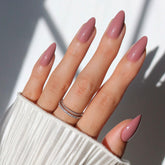 Glamnetic Mauve Wife nails kit in a tidy box for a salon-quality manicure at home