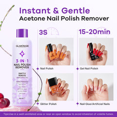 Glamonade formula with grape seed oil nourishing nails and cuticles