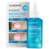 Glamonade Instant Cuticle Remover Gel bottle close-up, fast-acting softening of thick cuticles