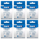 GLIDE Threader Floss packaging shows built-in threader for braces cleaning