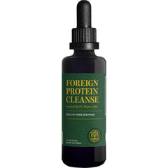 Global Healing Center Foreign Protein Cleanse bottle for easy daily immune support.