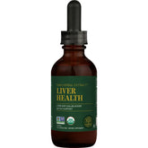 Global Healing Center Liver Health bottle with label signaling detox support.