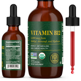Global Healing Center Vitamin B12 Sublingual bottle front supports energy and metabolism.