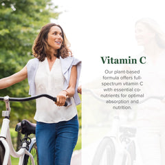 Vitamin C liquid drops bottle on a bright kitchen counter for immune support.