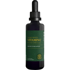 Global Healing Center Vitamin C drops bottle for plant-based immune support.