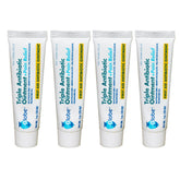 Globe 4-pack dual-action ointment tubes for reliable wound care on the go.