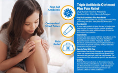 Globe active ingredients label highlights neomycin, polymyxin, and bacitracin.