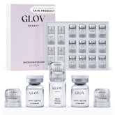 Glov Beauty micro infusion system used on face and lips for a radiant look