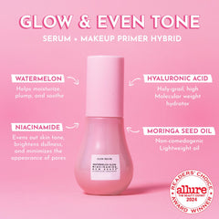 Travel-size Glow Recipe Dew Drops ready for on-the-go use and makeup prep