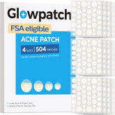 Glowpatch 504 patches on 12 sheets for quick on-the-go zit coverage.