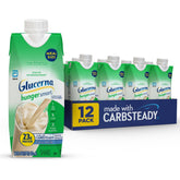 Glucerna Hunger Smart vanilla bottle ready-to-drink for convenient meal replacement