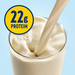 Glucerna Hunger Smart vanilla tub nutrition panel highlights protein