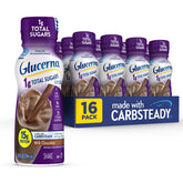 Glucerna ready-to-drink chocolate bottle for quick diabetes-friendly nutrition on the go