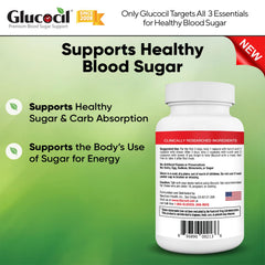 Glucocil bottle being poured to illustrate convenient dosing