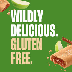 Glutino Apple Cinnamon texture close-up highlighting oats topping and a home-baked feel.