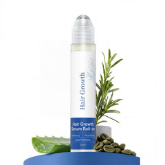 Gluvelessia rosemary serum roll-on targets thinning areas for targeted nourishment.