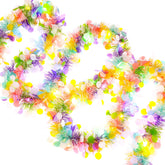 GlyinnHe 33ft Easter tinsel garland adds shimmering color to trees and mantels.