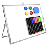 GMAOPHY dry erase whiteboard with double-sided desktop stand for flexible note taking.