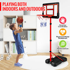 GMAOPHY backboard detail shows sturdy construction for safe play.