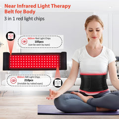 GMOWNW belt mode control remote showing three lighting options