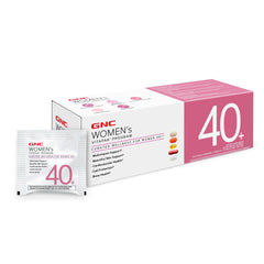 GNC Women’s 40+ Vitapak bottle front showing daily nutrition for women 40+