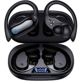 GNMN V7 earbuds with charging case display real-time battery status on the go.