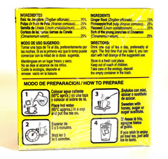 GN+Vida Chupa Panza packaging close-up highlighting natural keto-friendly detox tea benefits