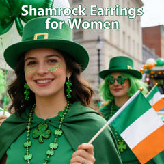 Go Ho Shamrock Sunglasses provide fun shade with standout St. Patrick's Day style