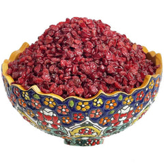 GOALDEES zereshk tart barberries sprinkled on rice for color and tang.