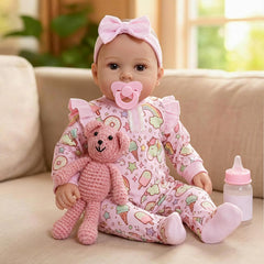 GOAROY 17-inch realistic doll head-to-toe for lifelike hugging and imaginative play