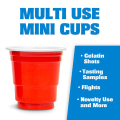GoBig mini 2 oz cups ideal for gelatin shots and quick pours.