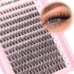 Goddvenus lash clusters with D Curl in 9-16mm offer a natural, salon-inspired enhancement.