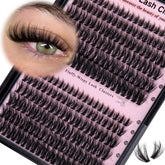 Goddvenus Lash Clusters wispy bundle enhances natural eyes with subtle volume.
